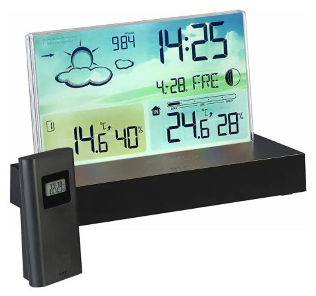 Station météo Design avec écran couleur LCD - Modèle Multi-Capteurs WS50