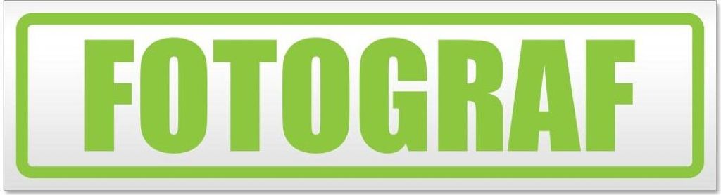 Kiwistar Fotograf Magnetschild Schild magnetisch - 60cm Lindgrün - Magnetfolie für Auto PKW Kfz