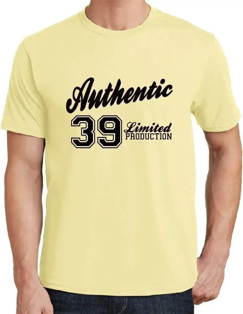 Herren Grafik T-Shirt 39 authentisch – 39 Authentic – Geschenk 39. Geburtstag Jahrestag 39 Jahre Jubiläum 39 Jährige Mann Jahrgang 1985 Kurzarm