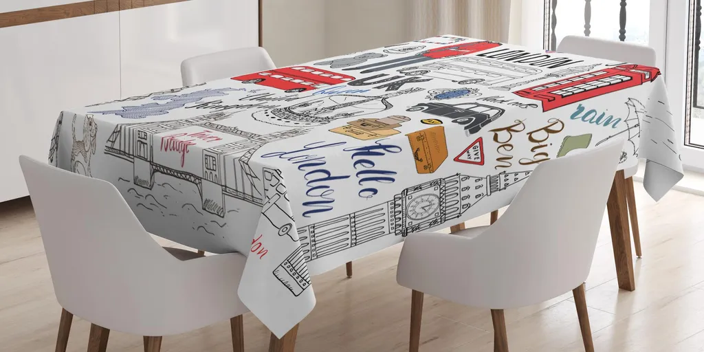 Tovaglia Rettangolare 140x240 ABAKUHAUS Londra - Offerta Arredo Casa