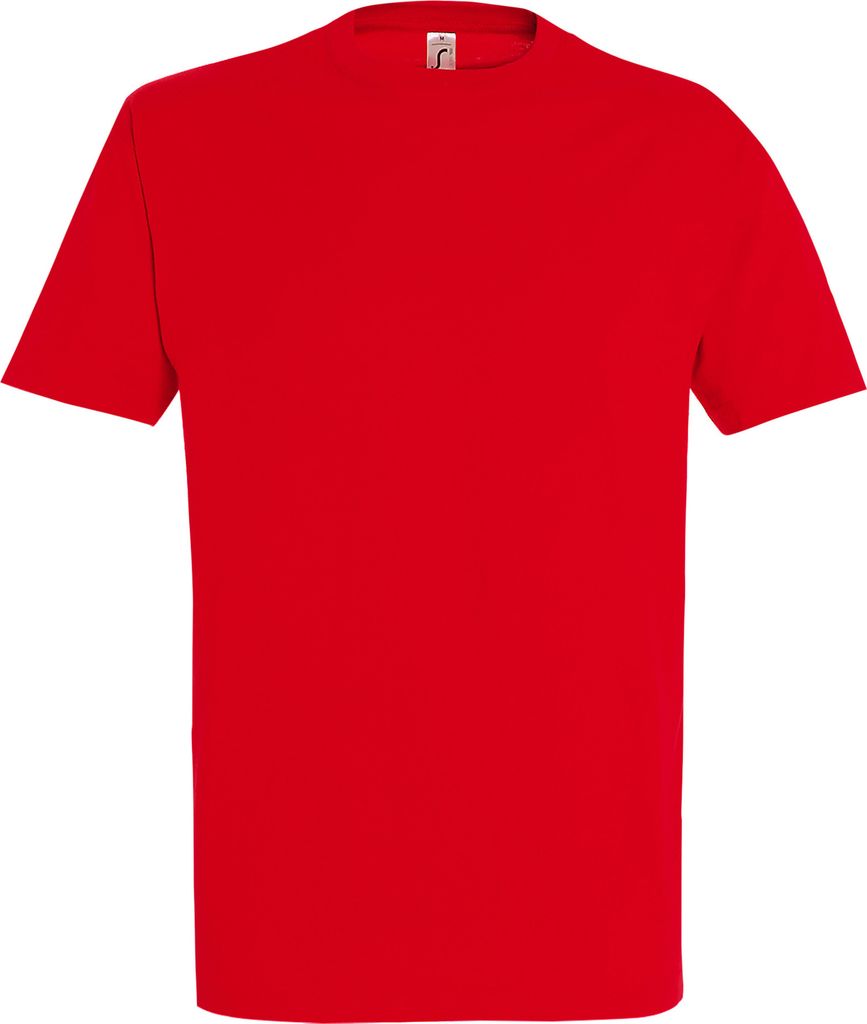 Sols SOLS Herren Imperial Heavyweight Kurzarm T-Shirt (Rot)