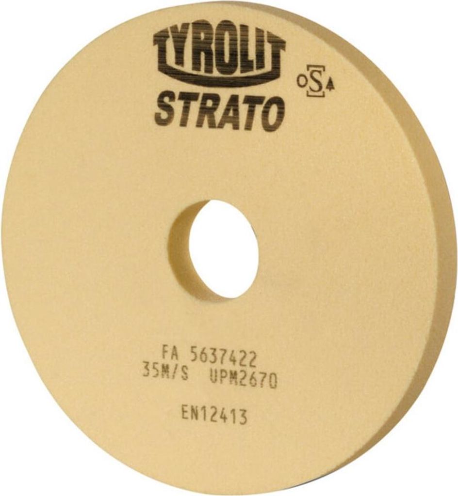 TYROLIT Strato Präzisions-Flachschleifscheibe DxTxH (mm), 225x25x51
