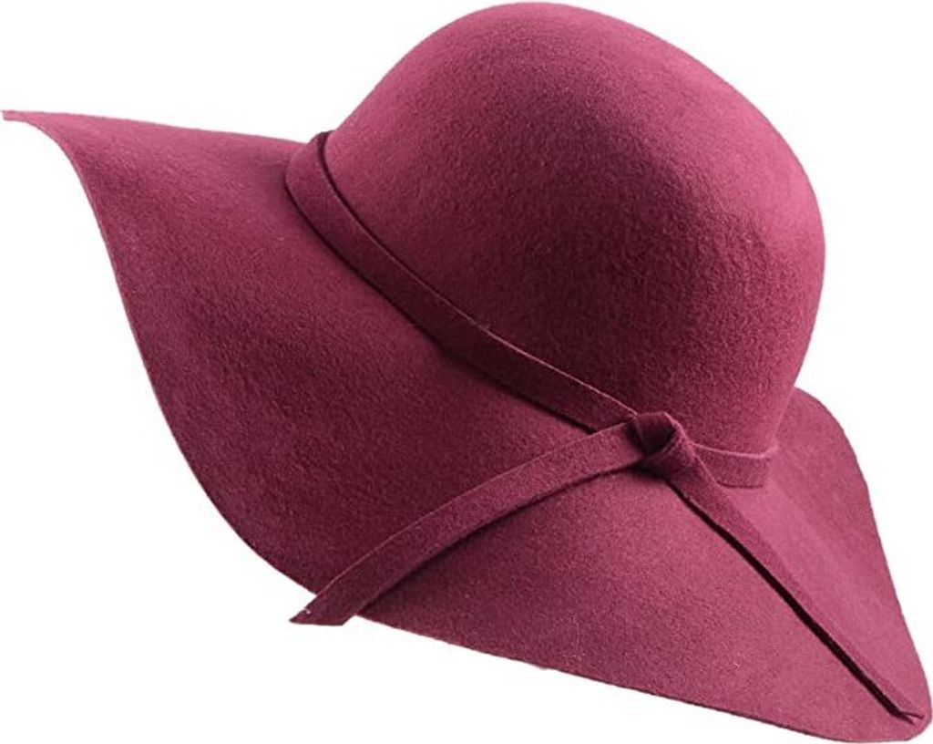 Wide Brim Wollfilz Bowler Schlapphut Produktbild 