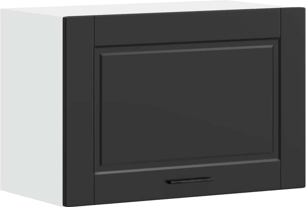 vidaXL Pensile da cucina Porto nero in materiale ligneo Immagine del prodotto 