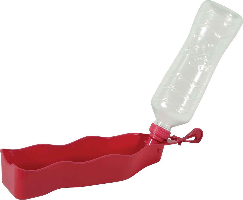 Zolux BVK faltbare Wasserflasche rot