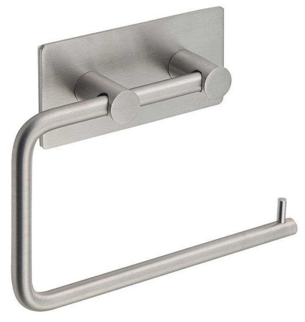 Sapho Toilettenpapierhalter Selbstklebend, Edelstahl matt