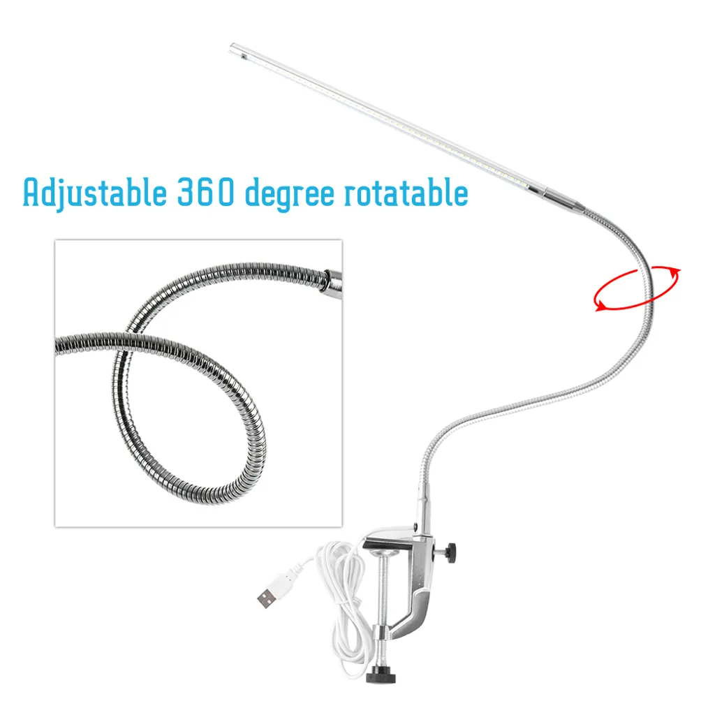 Lampada da Tavolo per Unghie a Forma di Mezzaluna da 30 W con Supporto per