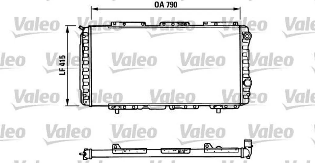 Valeo 730997 Radiateur Moteur OE 1301 HQ pour Jumper Ducato et Boxer