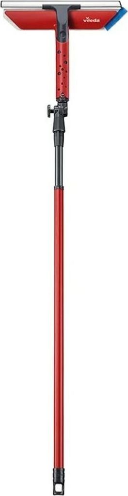 A Vileda window cleaner with a telescopic handle, shown against a white background.