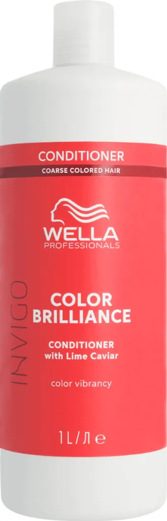 Balsamo Wella Invigo Color Brilliance 1000 ml per Capelli Grossi