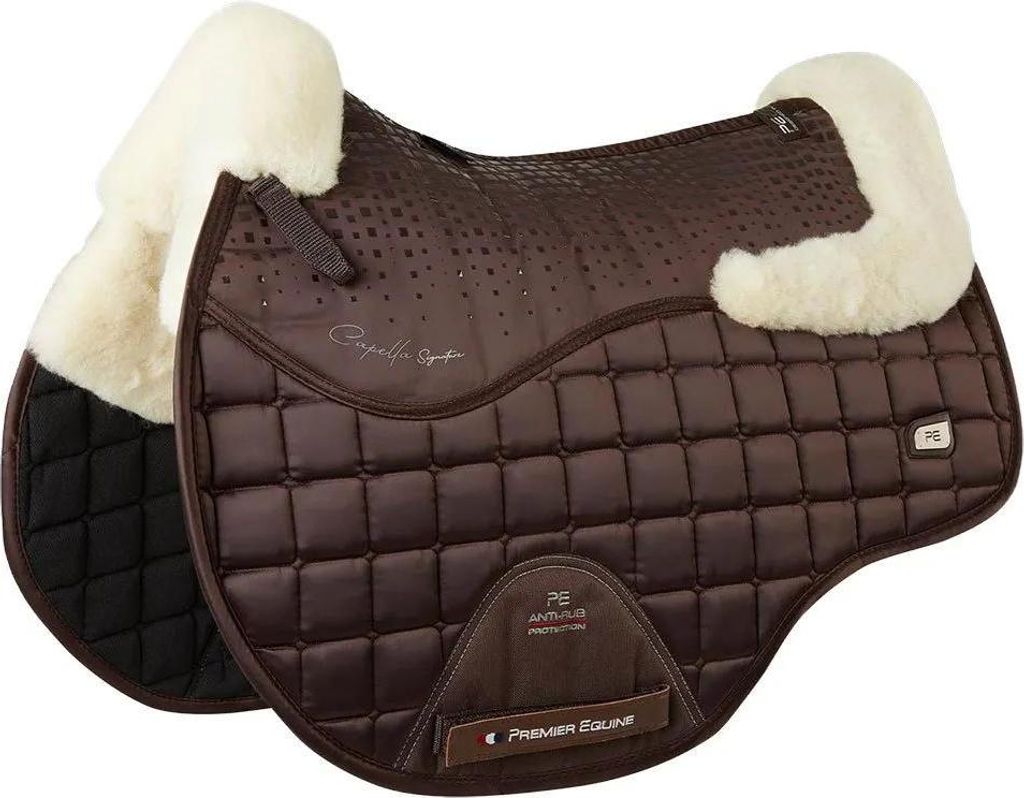 Premier Equine Capella Cc Merino Wool Jump Satteldecken Braun Full Braun Full