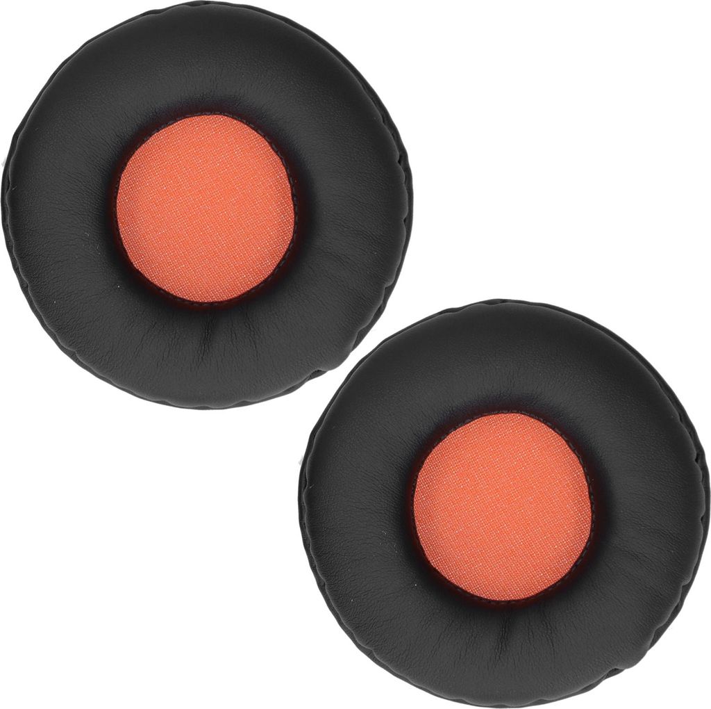 Paar Kopfhörer-Ohrpolster aus Schwamm für Headsets, passend für Skullcandy HESH/HESH 2.0 (Schwarz/Orange)