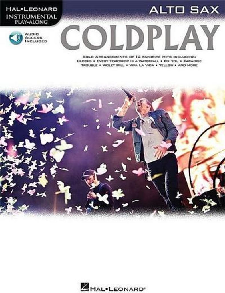 Coldplay - Instrumental Play-Along for Alto Sax Book/Online Audio
