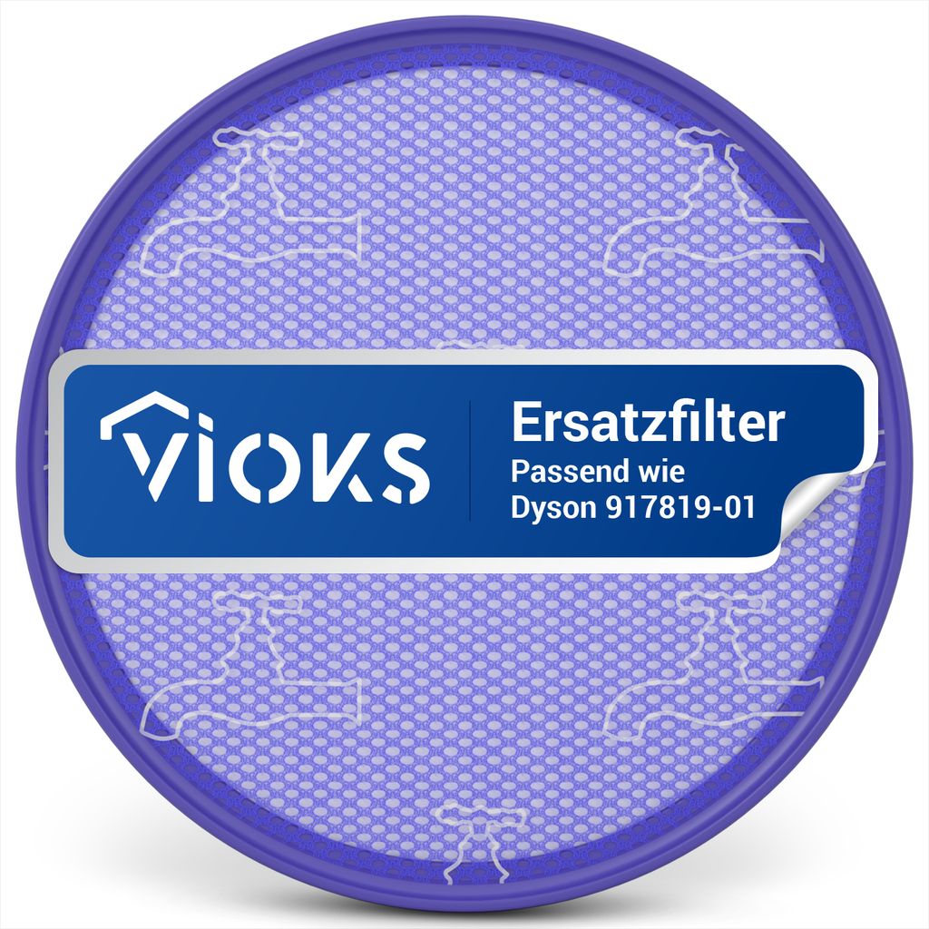 Vormotorfilter passend wie Dyson 917819-01 Motorfilter 154mmØ für DC19 DC20 Staubsauger