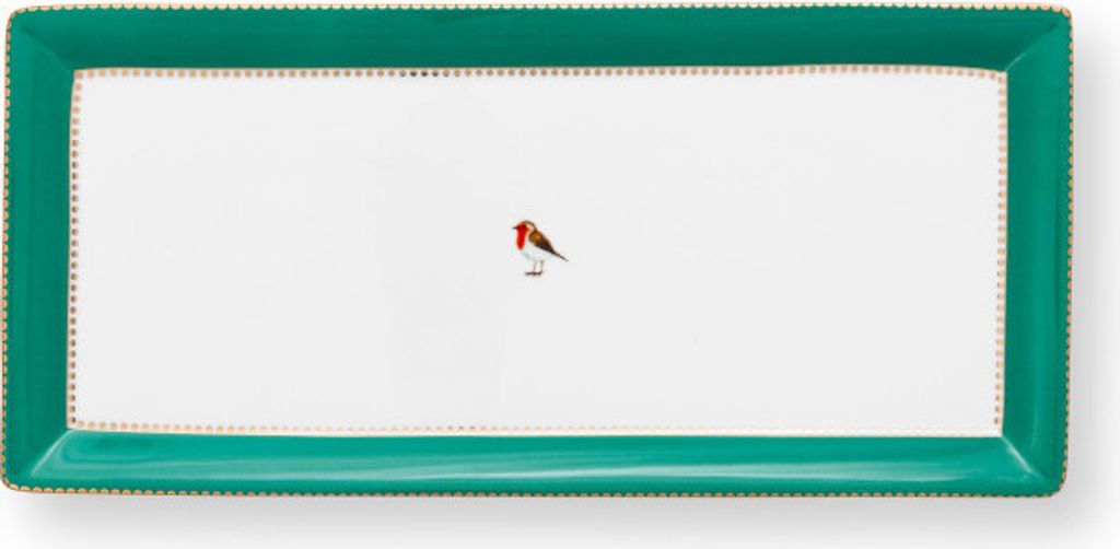 PIP STUDIO Love Birds Kuchenplatte grün 33cm