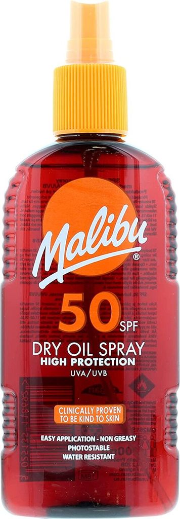 Malibu Dry Oil Spray SPF50 Bronzing Sonnenschutzöl 200ml