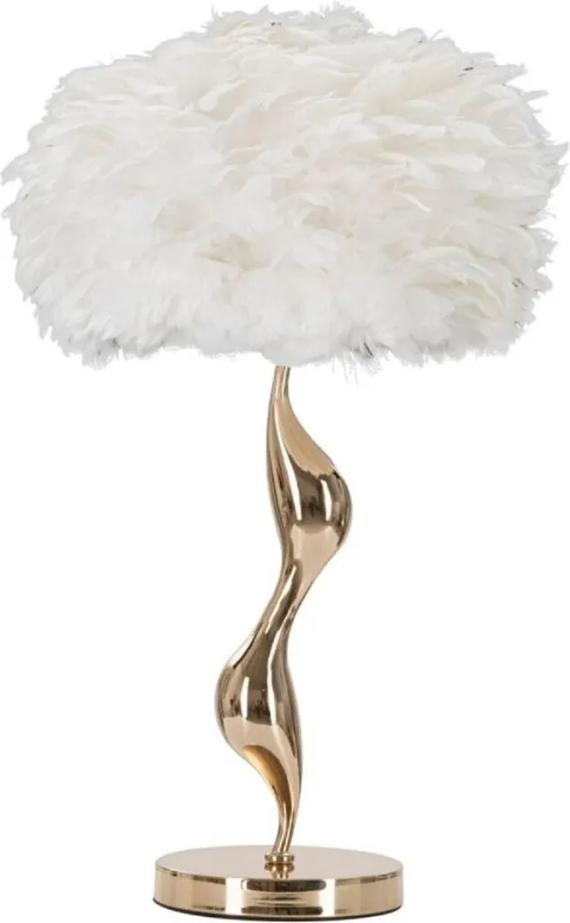 Lampe de table chic pour décoration bureau ou salon luxe - 40 x 63 cm