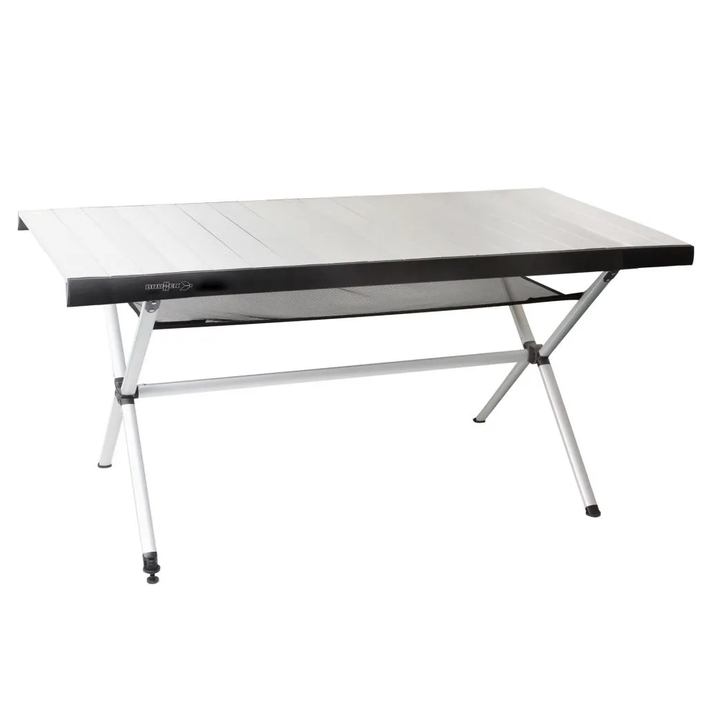 Table aluminium Brunner Accelerate 6 avec plateau enroulable stable - 6