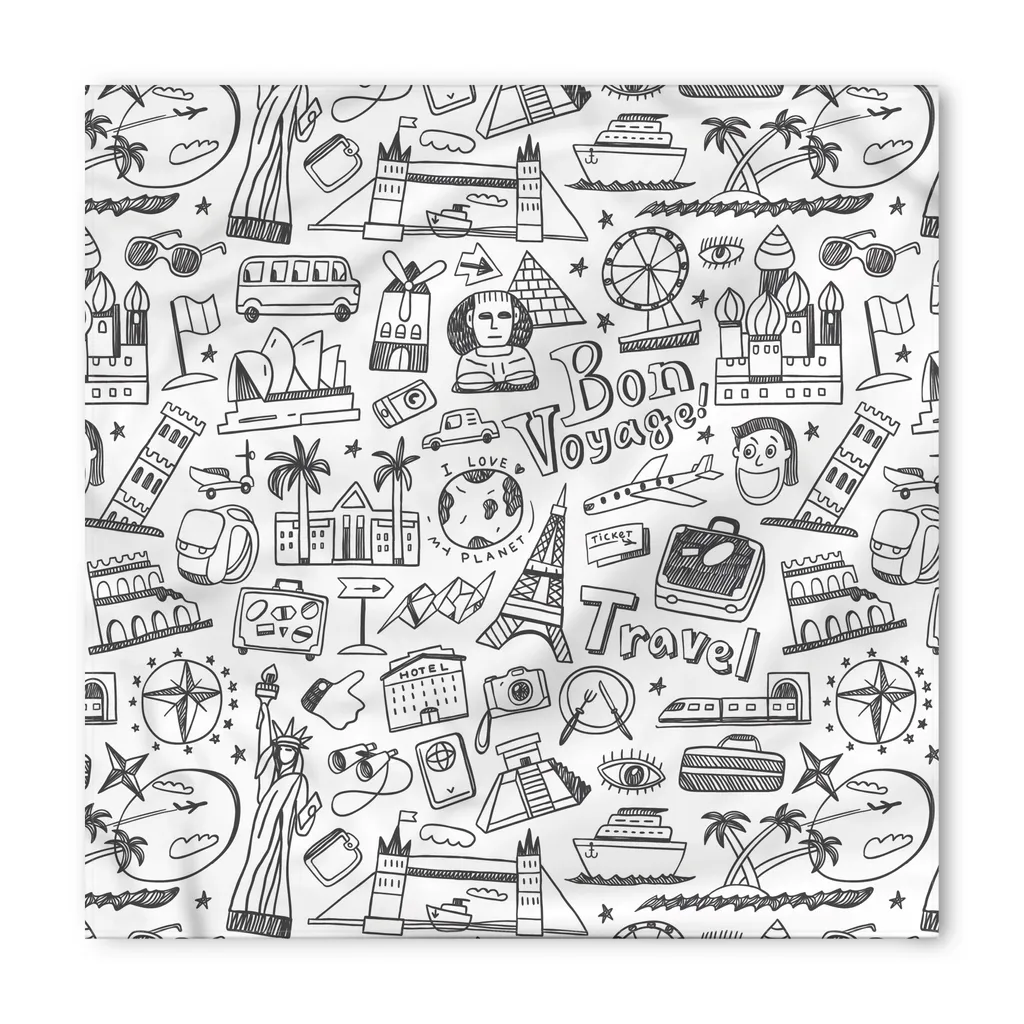 Bandana Fashion per Cani ABAKUHAUS 40x40 cm Grigio e Bianco