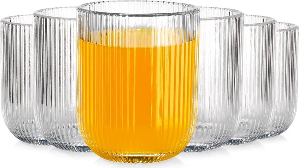 Vilde | Trinkgläser Set - 250 ml - 6 Stück - Transparent - Produktbild 