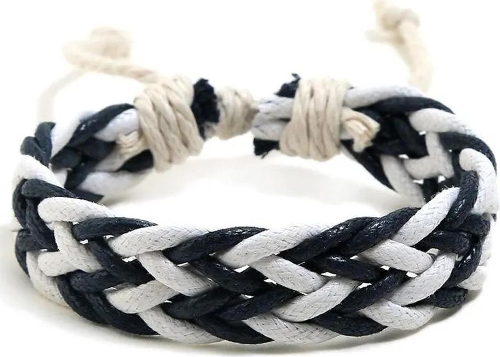 Zerrin Armband - Stilvolles, handgefertigtes Armband in Schwarz/Weiß KP33172
