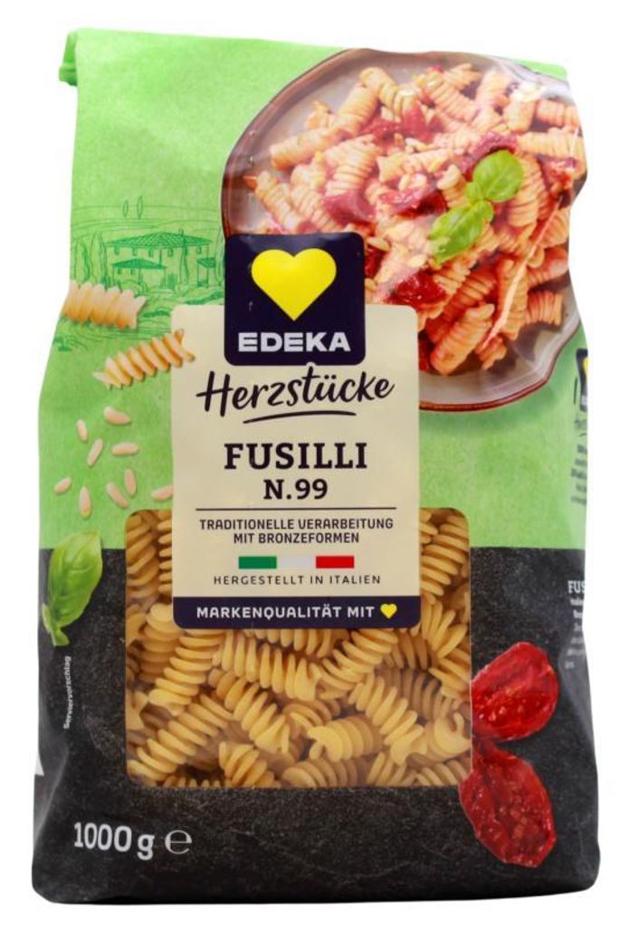 Herzstücke Fusilli N.99 Pasta, 8er Pack (8 x 1 kg)