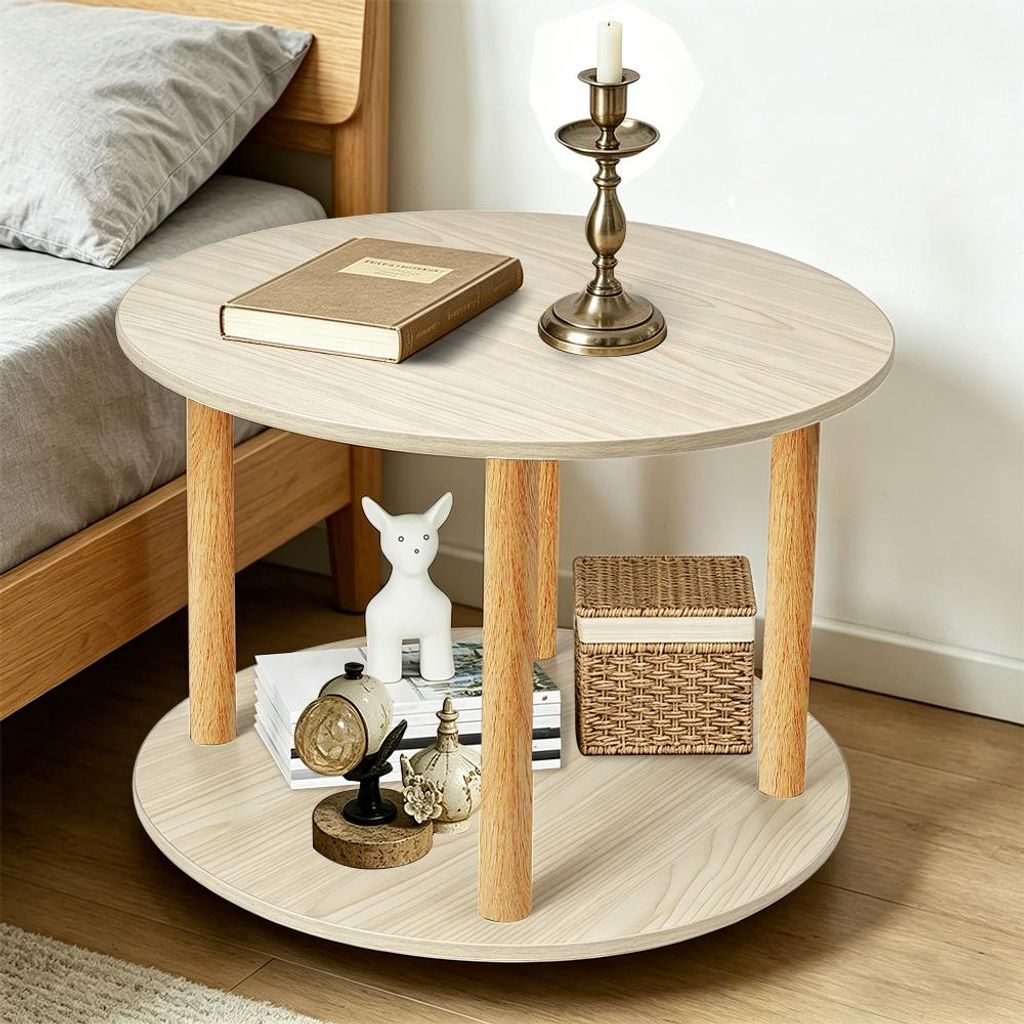 Beistelltisch Couch Mit Rollen, Couchtisch Rund Klein, Produktbild 