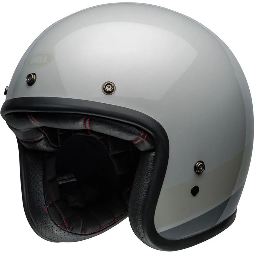 BELL Custom 500 Helm - Gloss Silver Flake