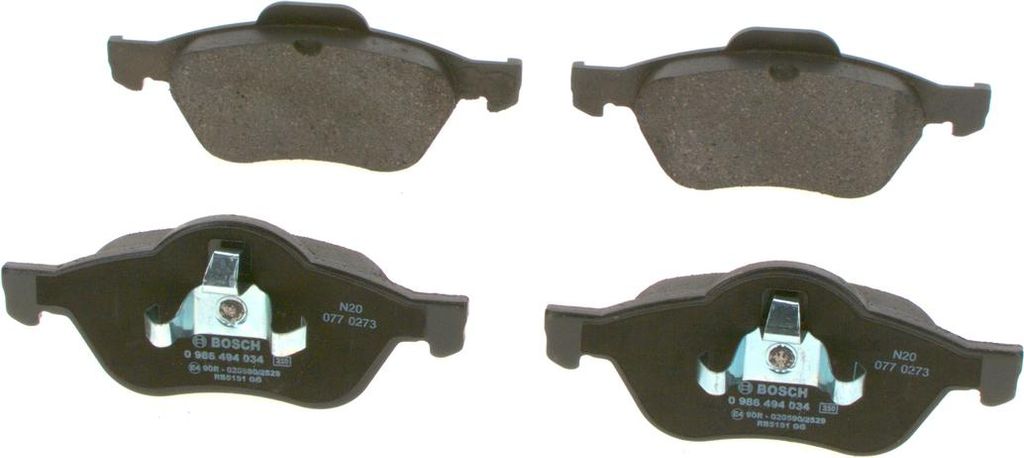 BOSCH Bremsbeläge Satz Vorne für RENAULT TWINGO II (CN0) 0 986 494 034