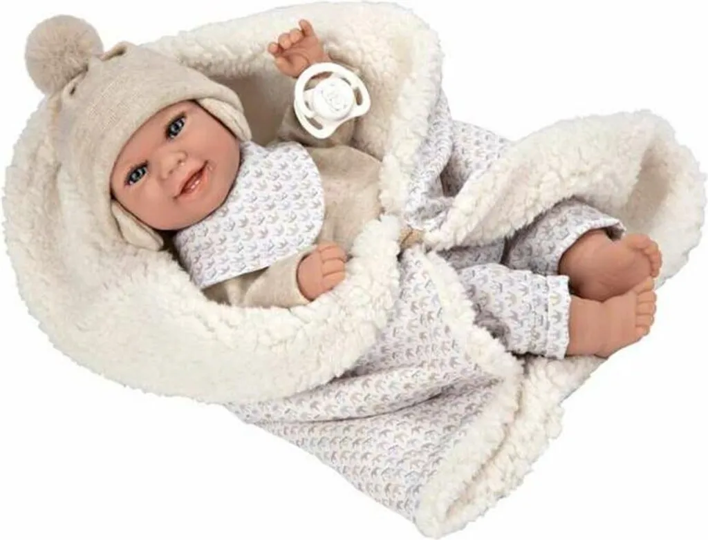 Poupée Bébé Réaliste 35 cm Rose contre l'ennui : Jouet Lesté Éducatif