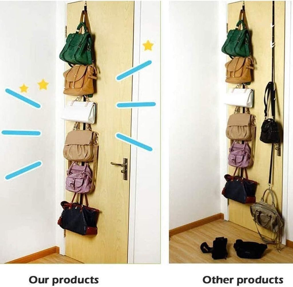 Cap Rack, Baseball Kappen Halter Verstellbar Tür Kappen Produktbild 3