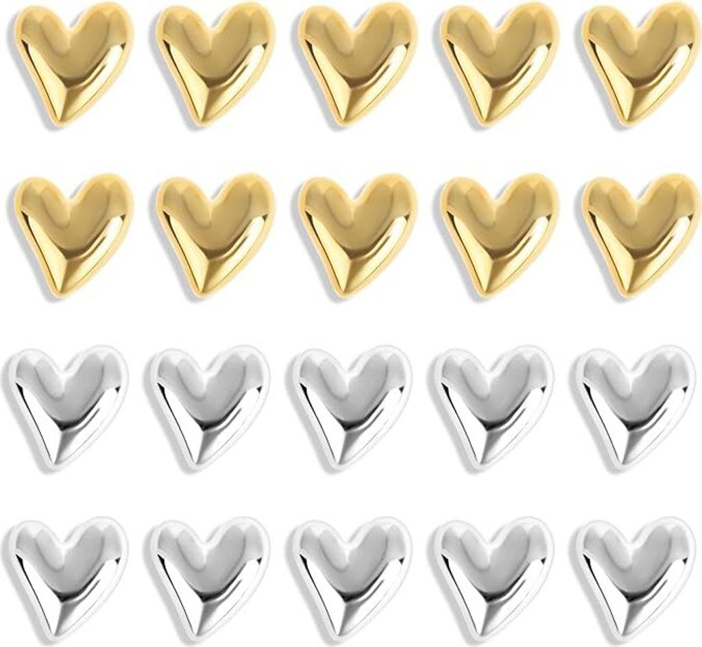 20 Stück Kühlschrankmagnete Herz, Liebesherz Magnete Dekorative Niedlich Liebe Herz Dekorative Magnete Mini Kühlschrank Magnet für Whiteboard S...