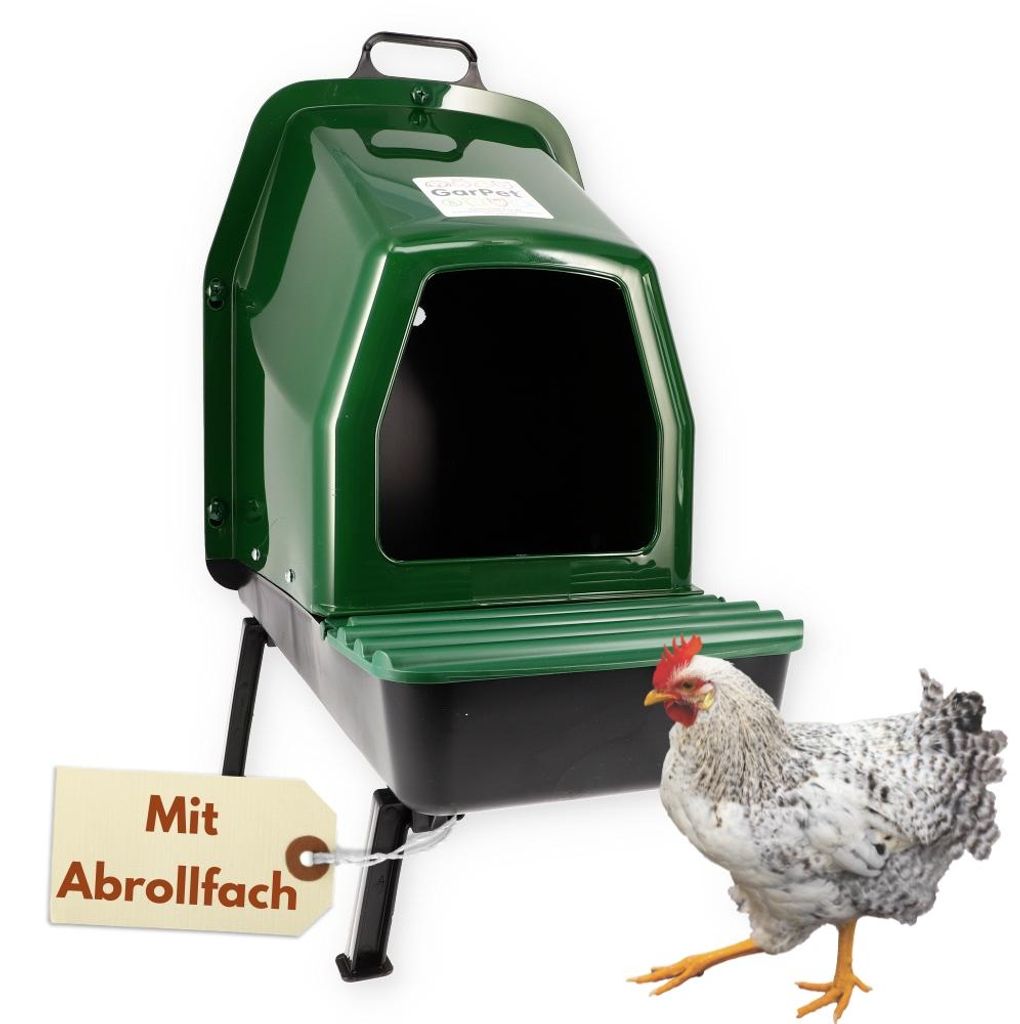 Legenester für Hühner mit Füßen Legenest Kunststoff Produktbild 