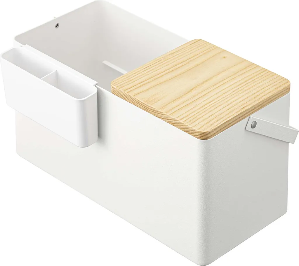 Vanity Case Fixe pour Maquillage Tower Blanc avec Miroir de Table Chic - 13