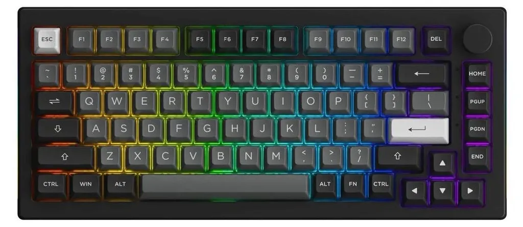 Clavier sans Fil Akko 5075B Plus Dracula Switch Idéal pour Setup Minimaliste