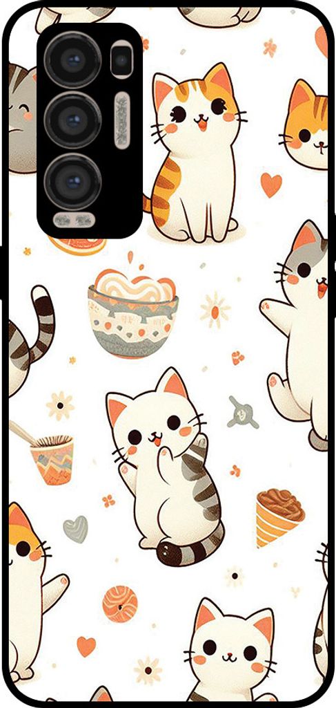 Smartphonica Telefon Fall geeignet für Oppo Find X3 Neo mit Katze drucken - TPU zurück Abdeckung Fall Katze Design