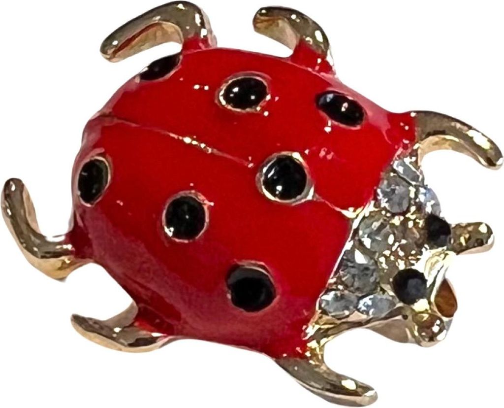 Skarabäus-Käfer-Strass-Brosche, dekorative Anstecknadel