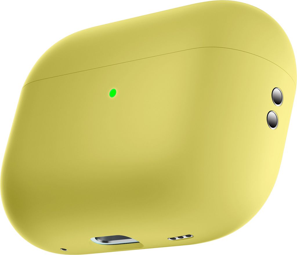 Hörphone-Schutzabdeckung Schockdicht Anti-Drop-Weiche Silikon Bluetooth-kompatible Kopfhörer für AirPods Pro2 2022-Gelb