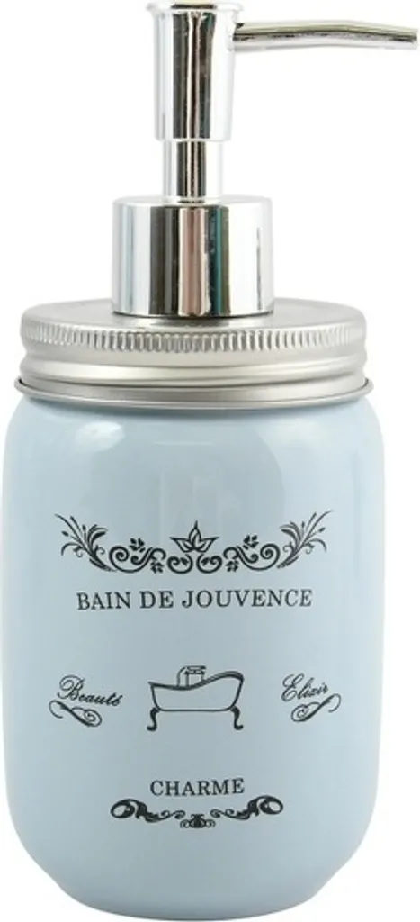 Dispenser Sapone MSV Apolline Blue: Resistente e Facile da Pulire