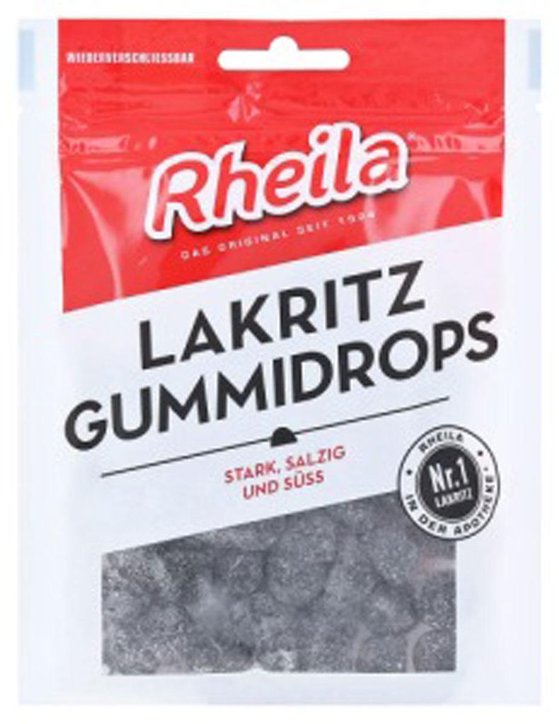 Rheila lukrecja guma drops lukrecja mocne słone cukierki Zdjęcie produktu 