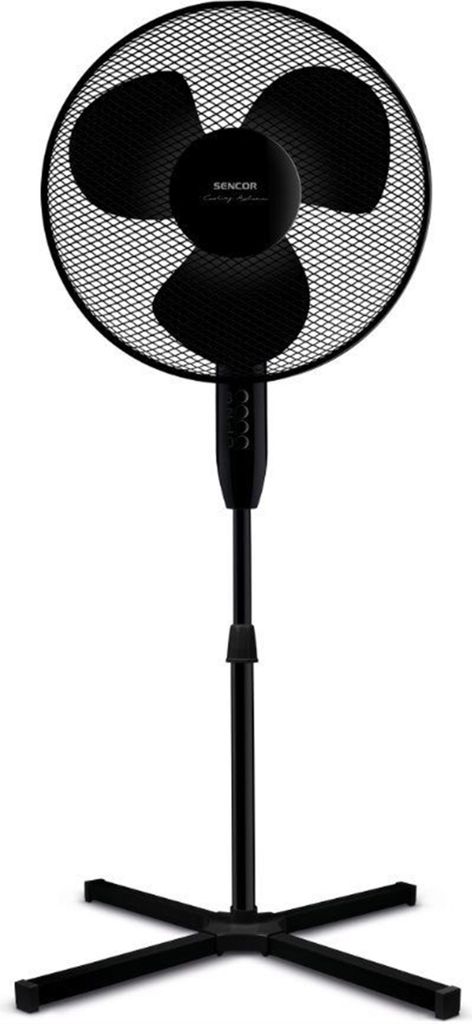 Sencor SFN 4031BK, Wentylator domowy z łopatkami, Czarny, Zdjęcie produktu 