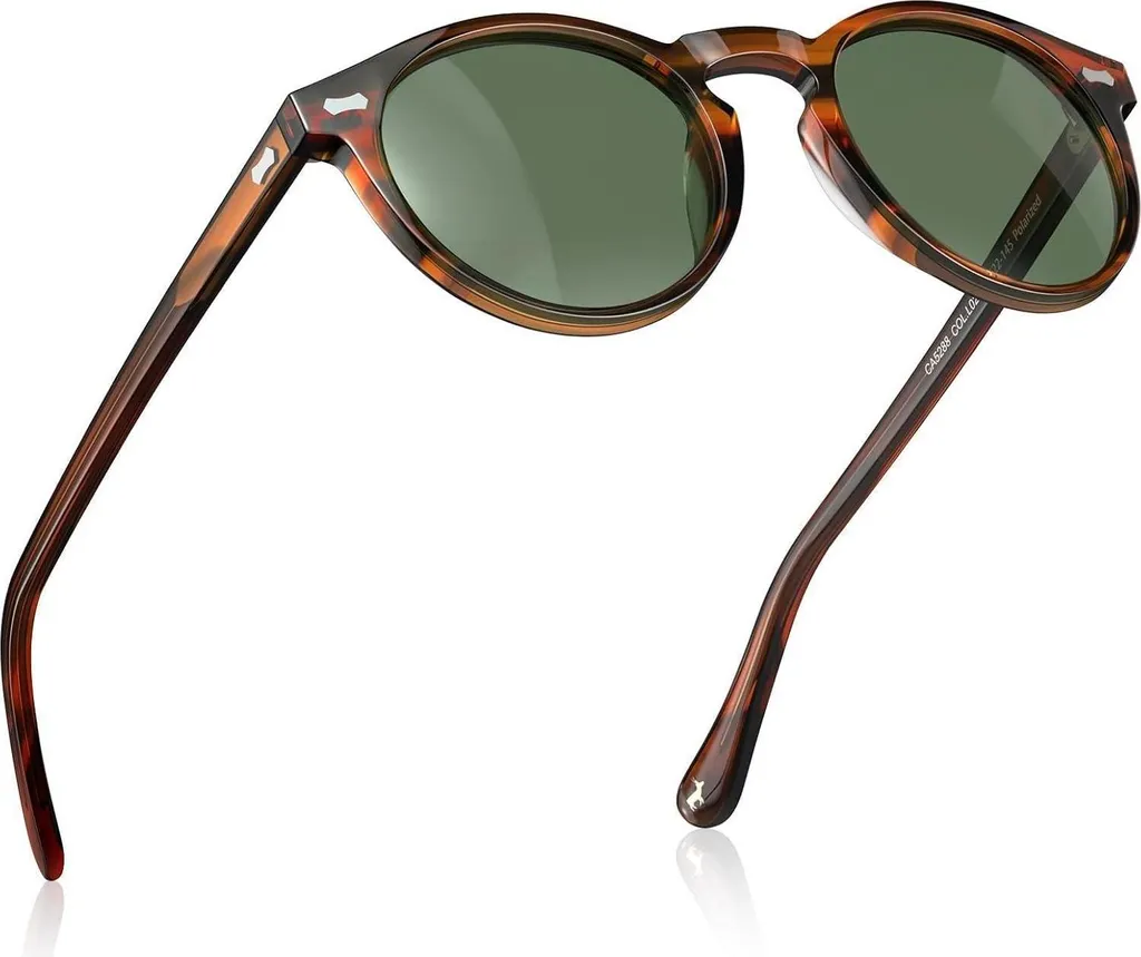 Lunettes de soleil polarisées anti-éblouissement homme en acétate UV400