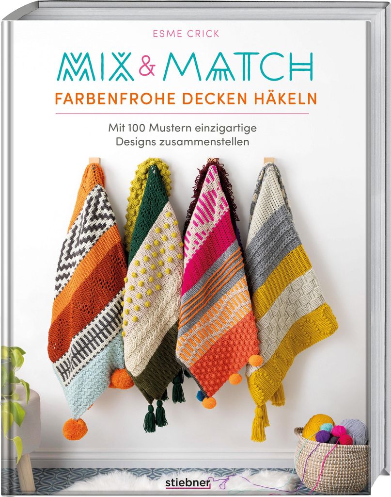 Mix & Match Farbenfrohe Decken häkeln