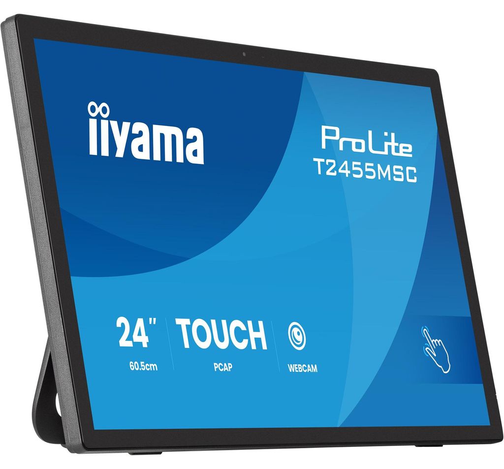 iiyama ProLite T2455MSC-B2, LED-Monitor, (FullHD, IPS, Touchscreen