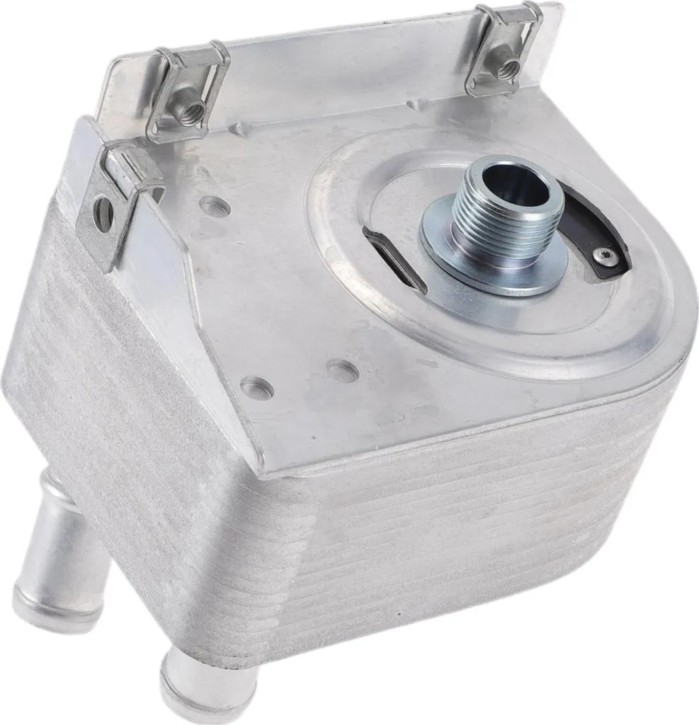 Refroidisseur d'huile argenté No.05047370AC en alliage d'aluminium