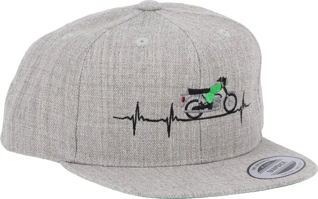 Snapback Simson S51 Green - Grigio | Headwear Premium per Bambini