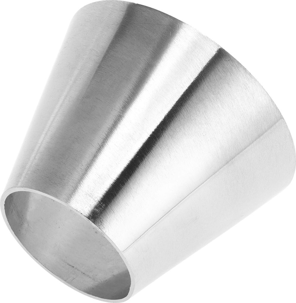 Mandrel Exhaust Bend Elbow Konzentrischer Reduzierer Auto Auspuffrohr Rohrleitung Adapter 2" OD auf 3,5" OD 201 Edelstahl Silberton
