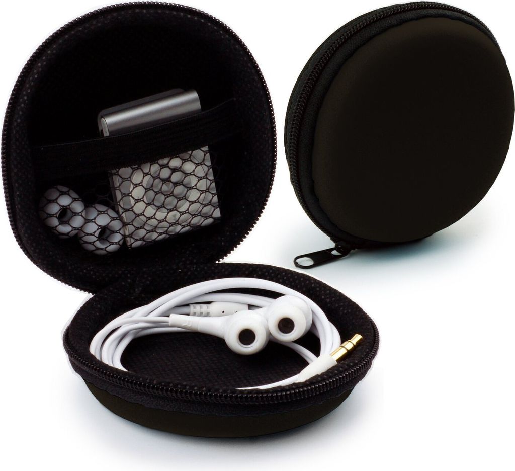 Kopfhörer Aufbewahrung 8x8cm Mini Tasche für In Ear Case Apple AirPods