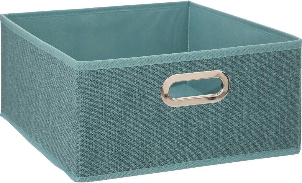 Velourskorb 31x15cm "mix n modul" petrolblau meliert - 5 five simply smart
