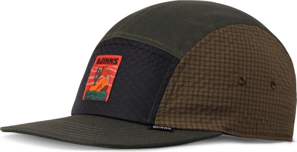 DJINNS Snapback Cap 6 Panel Resting Man olive/black Produktbild 